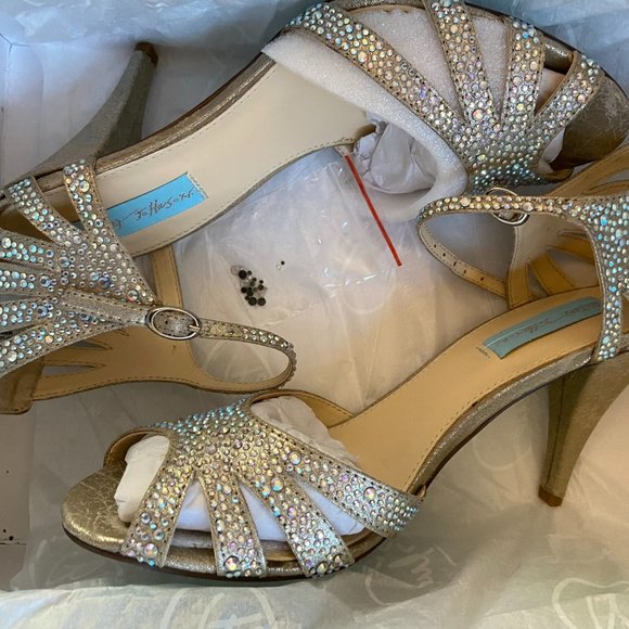 Betsey Johnson SB-Sweet Champ Fab heels - Size 7.5 - Picture 4 of 5